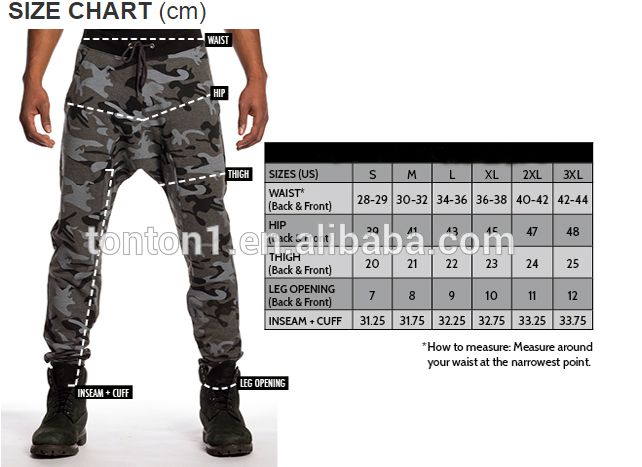 jogger shimlar hajmi chart.png